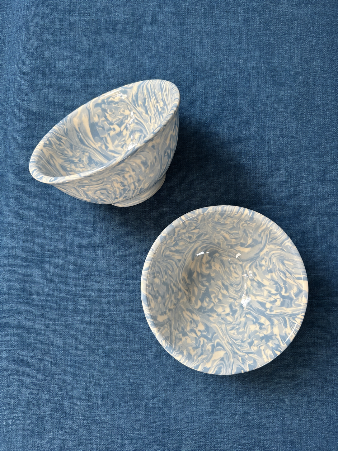 Provence - 5” x 3”H Aptware Marbled Clay Bowl