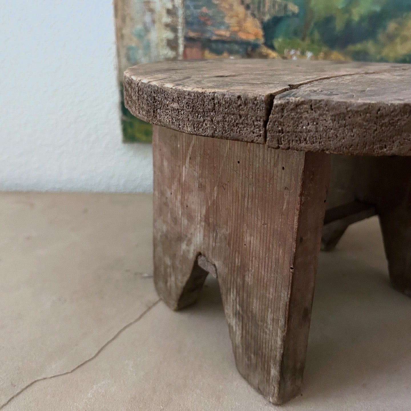 Paris - French Wood Stool