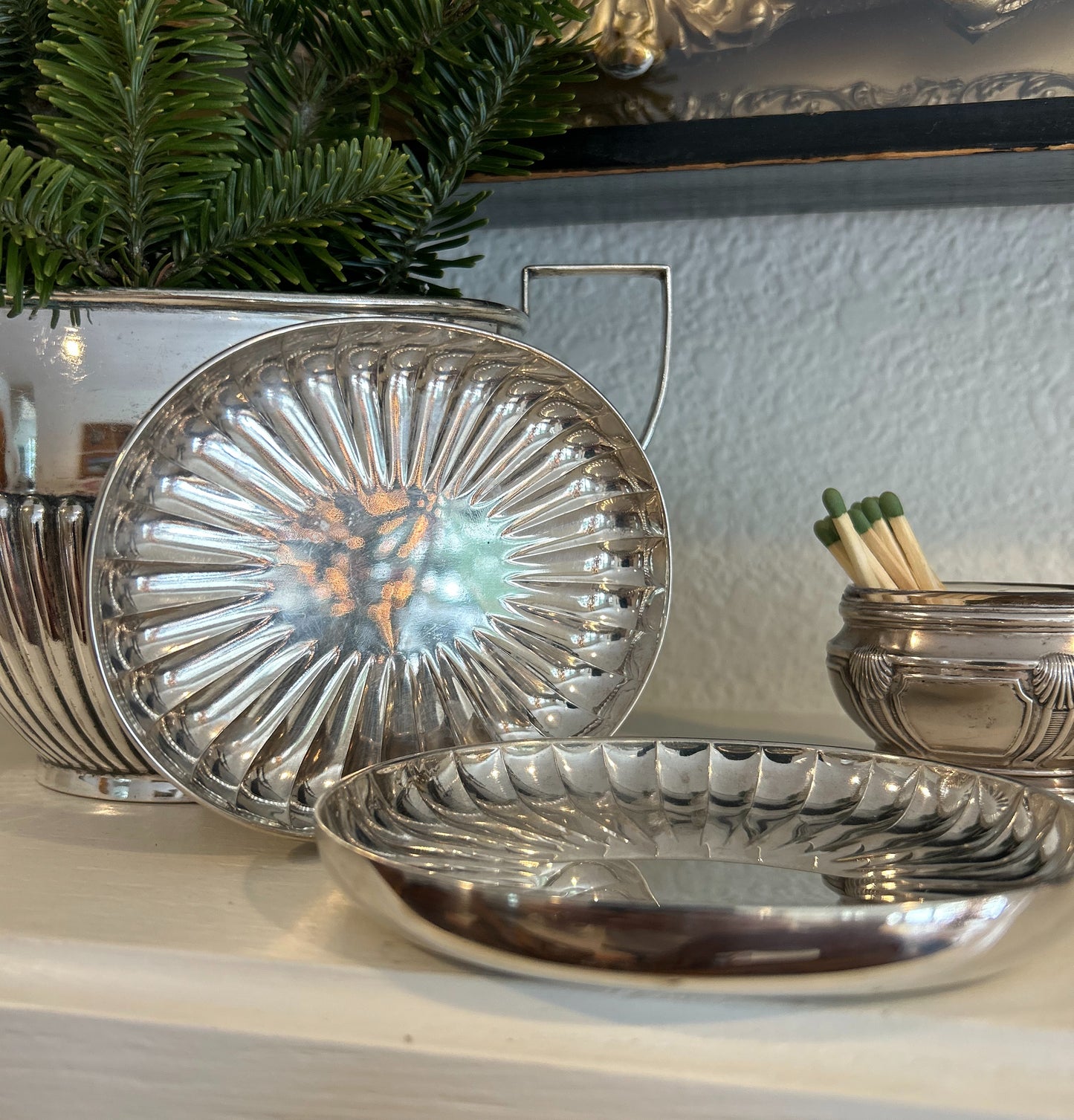 Paris - 4” x 3” Silverplate Dish