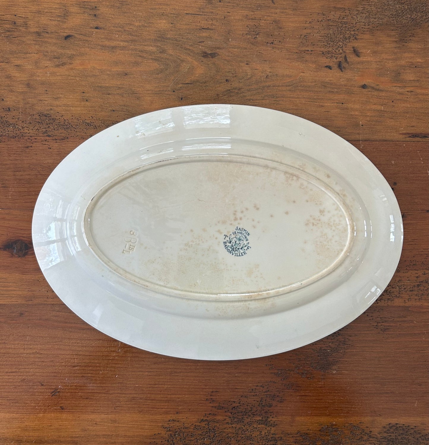 Paris - 13.5” Antique Oval Platter Transferware