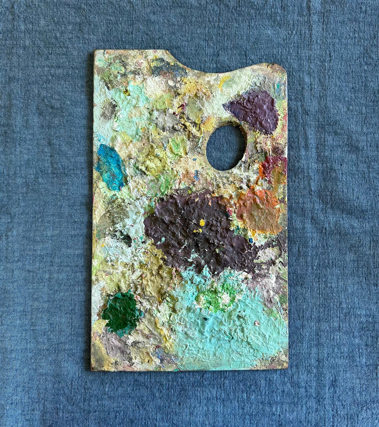 Provence - 7.5” x 12.5” Antique Artist Palette