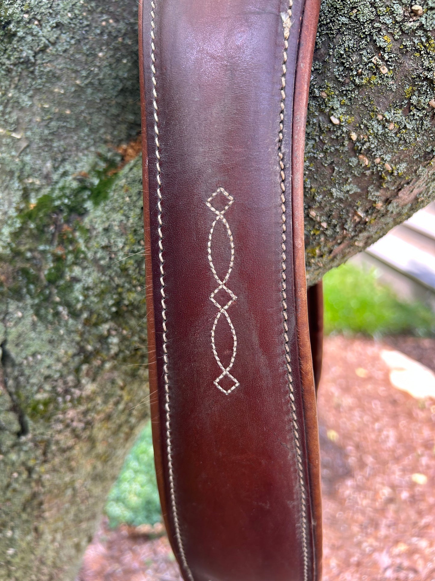 Vintage Leather Horse Girth by M Toulouse