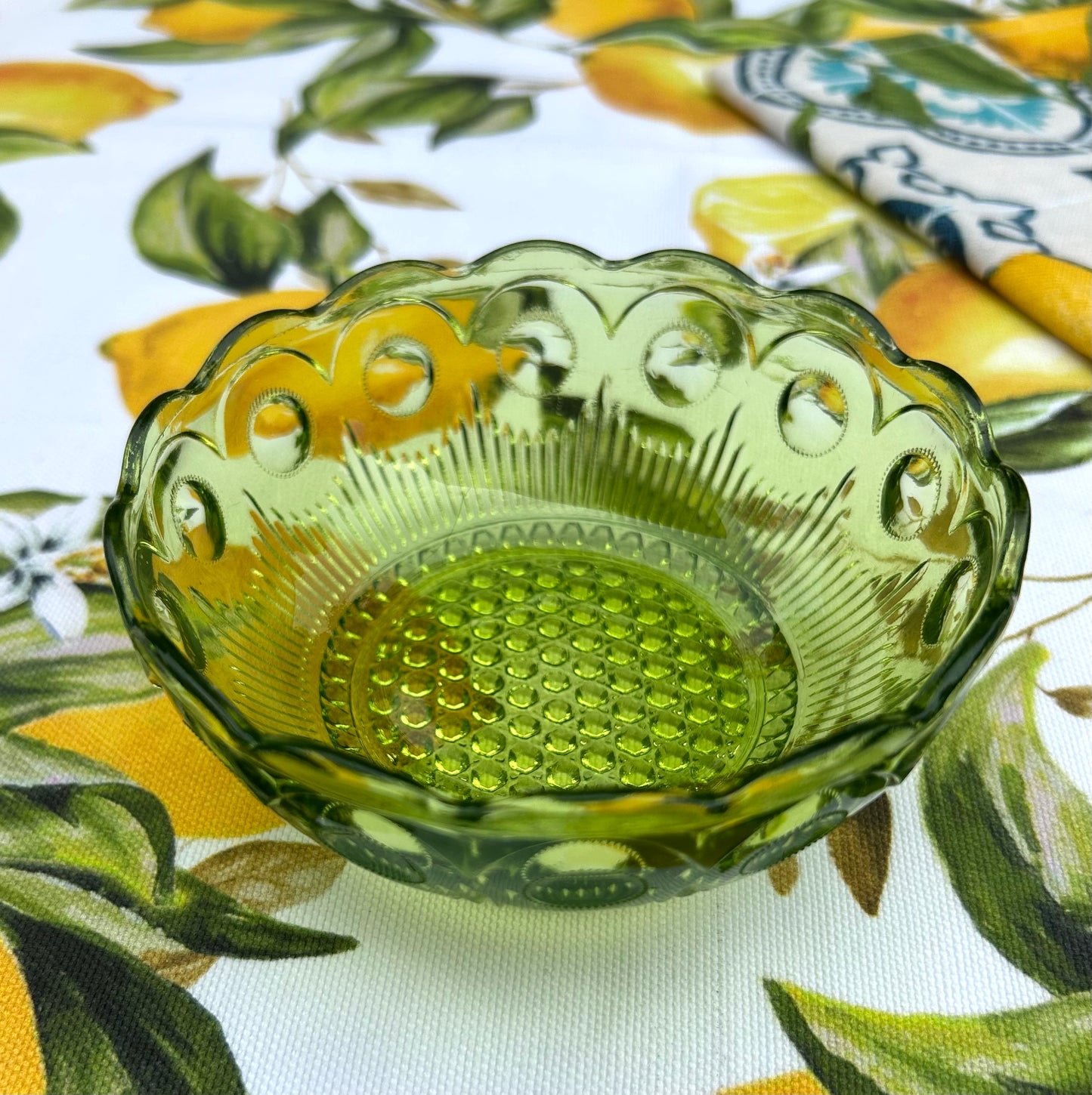 4.5” x 1.5” Vintage Manhattan Glass Bowl