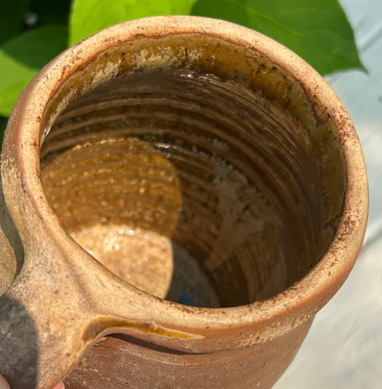 French Vintage Stoneware Pitcher