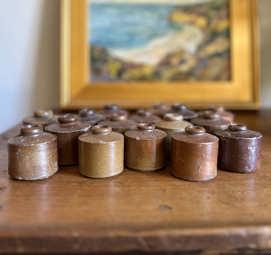 2” 1800s Porkpie Ink Pot from UK