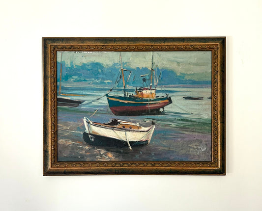 Versailles - 16” x 21” Harbor, Oil on Canvas