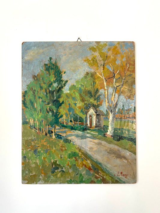 Paris - 15.5” x 19.5” Treelined Path