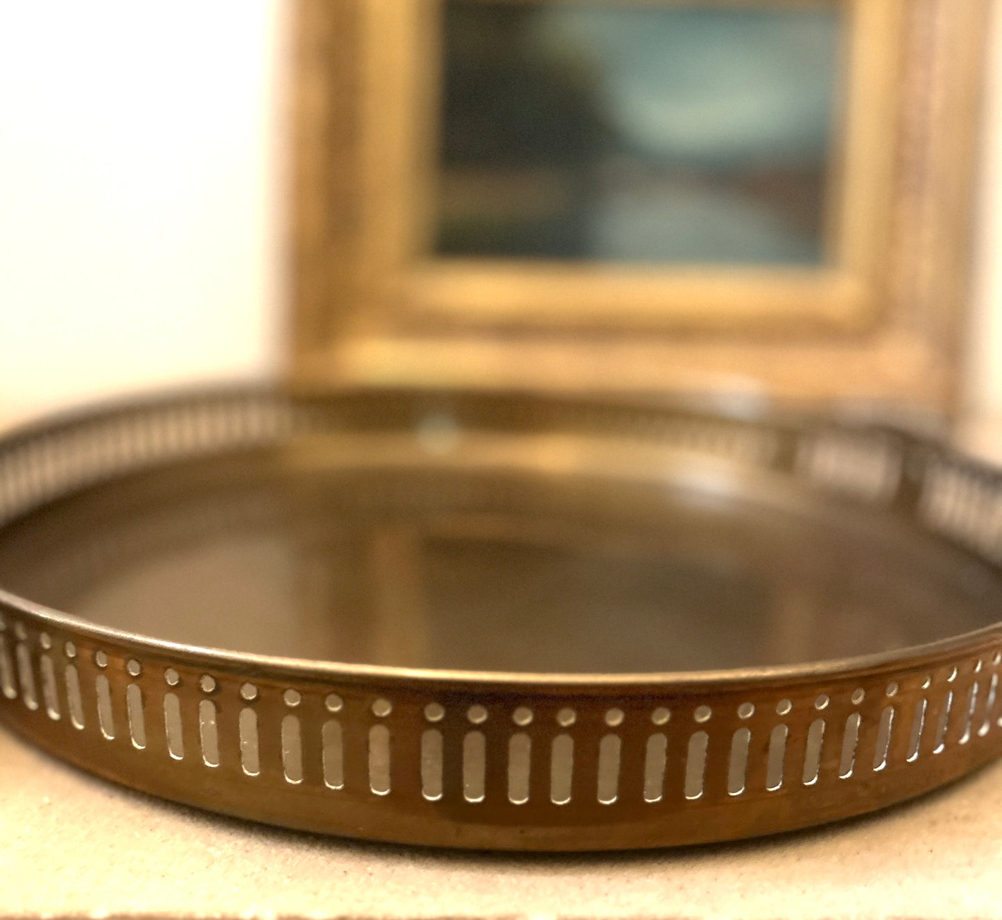 Paris - Brass Reticulated Tray