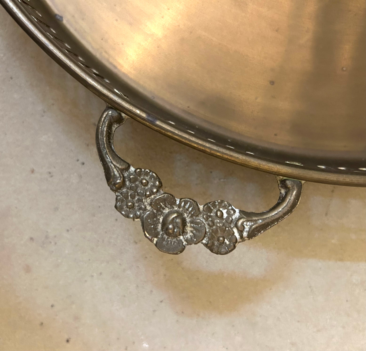 Paris - Brass Reticulated Tray