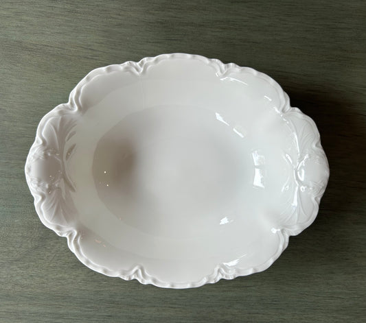 French Haviland Bowl 10” x 8” x 2.5” H