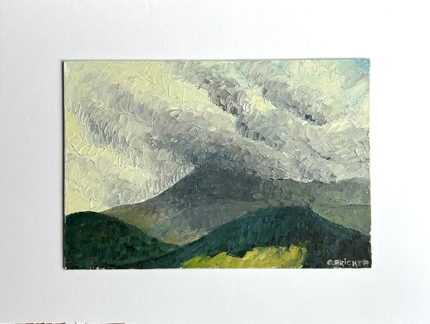 Paris - 9.25” x 13.75” Hillside Storm