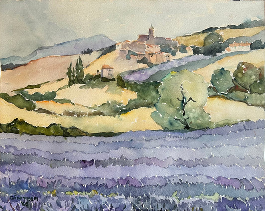 Paris - 15.5” x 19.5” Lavender Fields