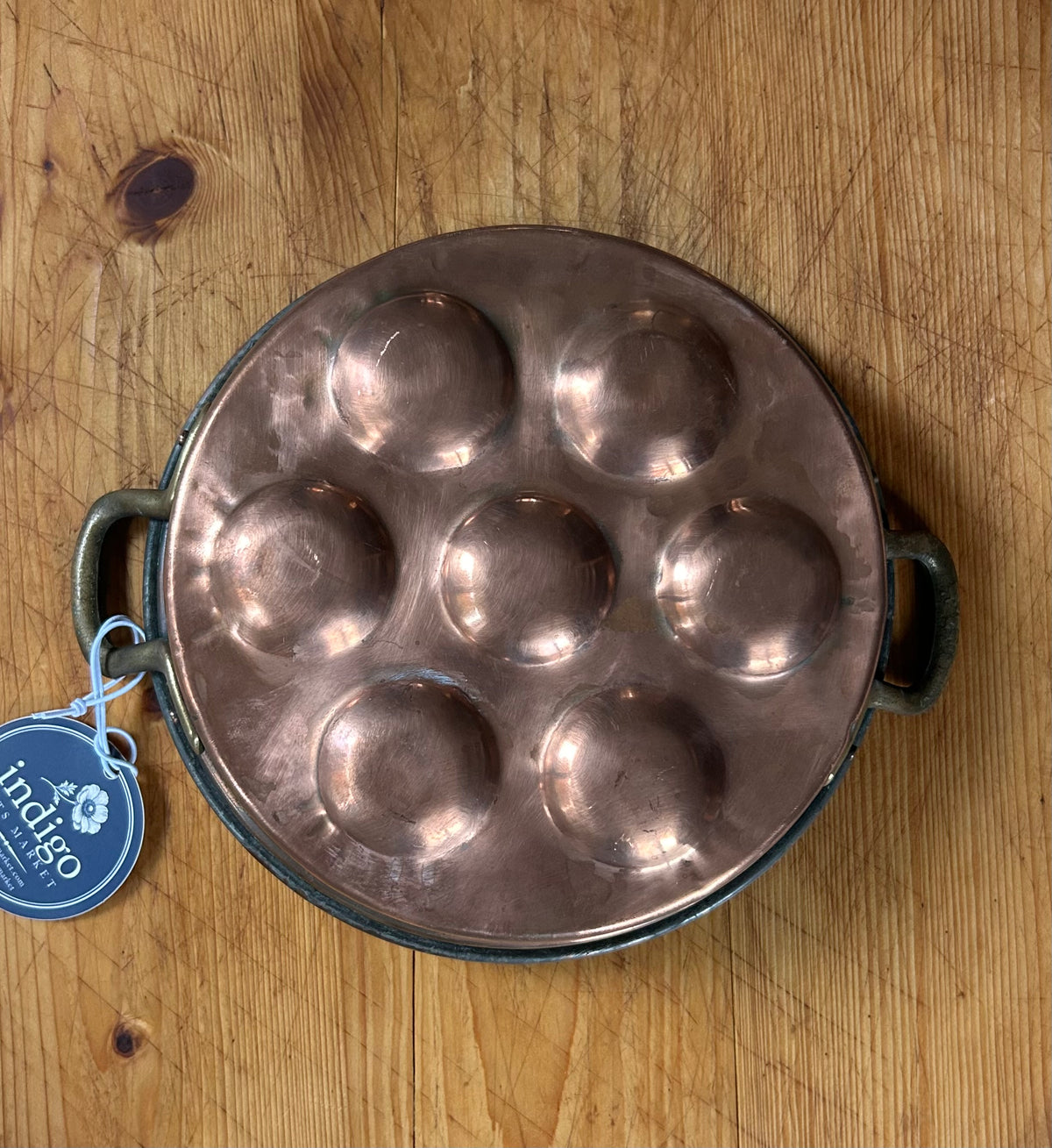 Provence 8.75” copper mold with handles