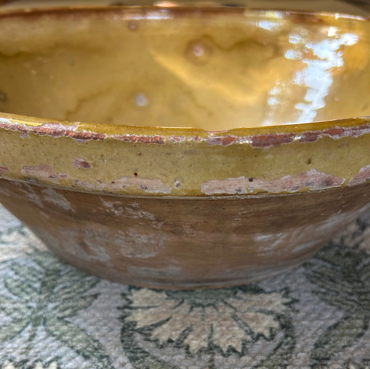 16” x 5.5” Antique French Tian Bowl