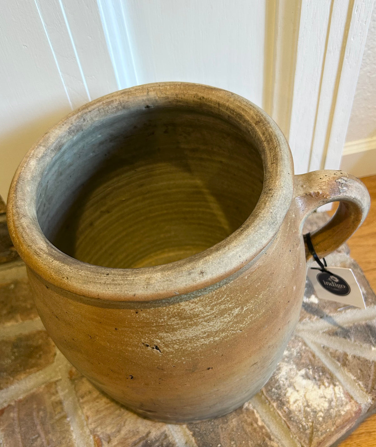 10” x 9” W Antique French Earthenware