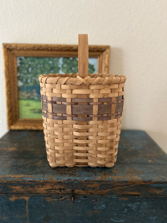 Split Wood Wine Basket