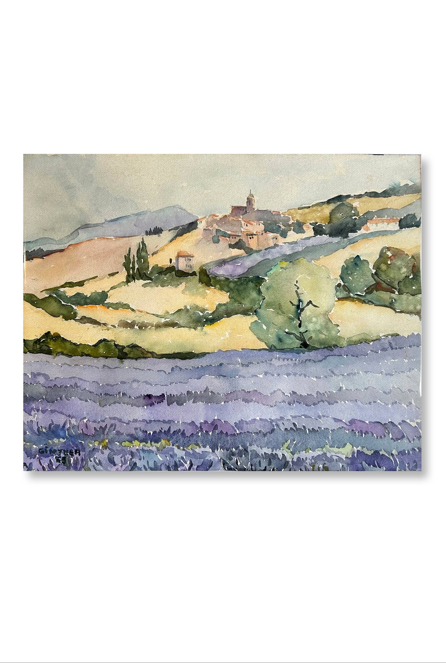 Paris - 15.5” x 19.5” Lavender Fields