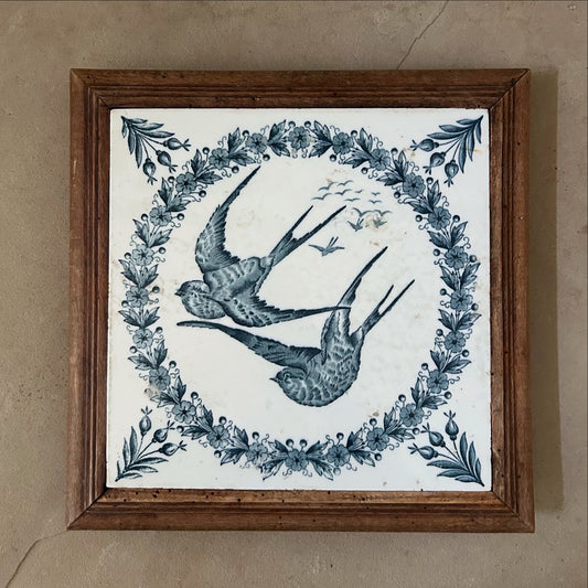Paris - Hirondelles 10” x 10” trivet