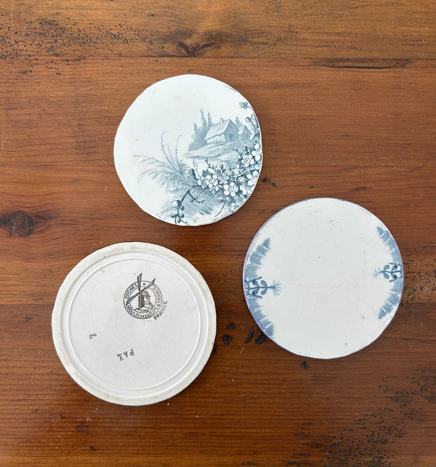 Paris - French Ironstone Transferware Coaster