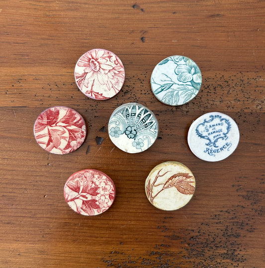 Paris - French Ironstone Transferware Pin