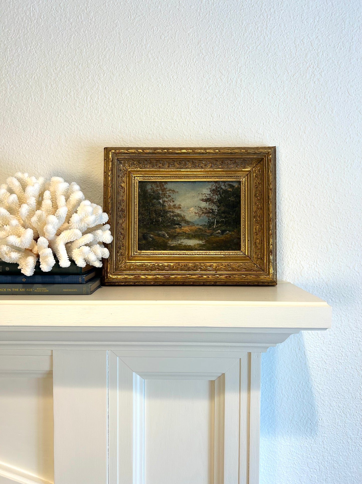 Paris - 11” x 13.5” Autumn Stream, Oil on Canvas Board