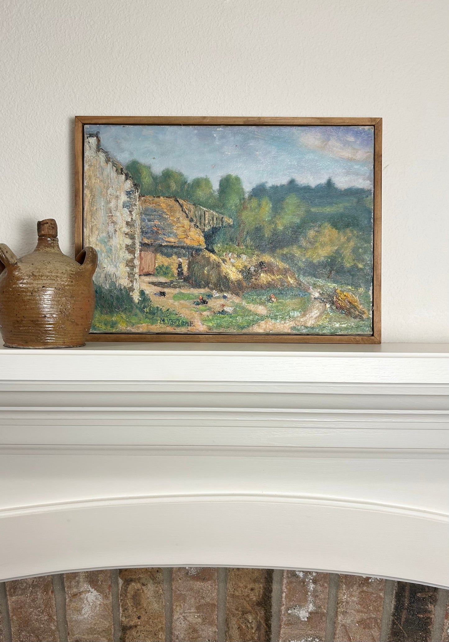 Paris - 14” x 19” x 1.5” Countryside Chickens