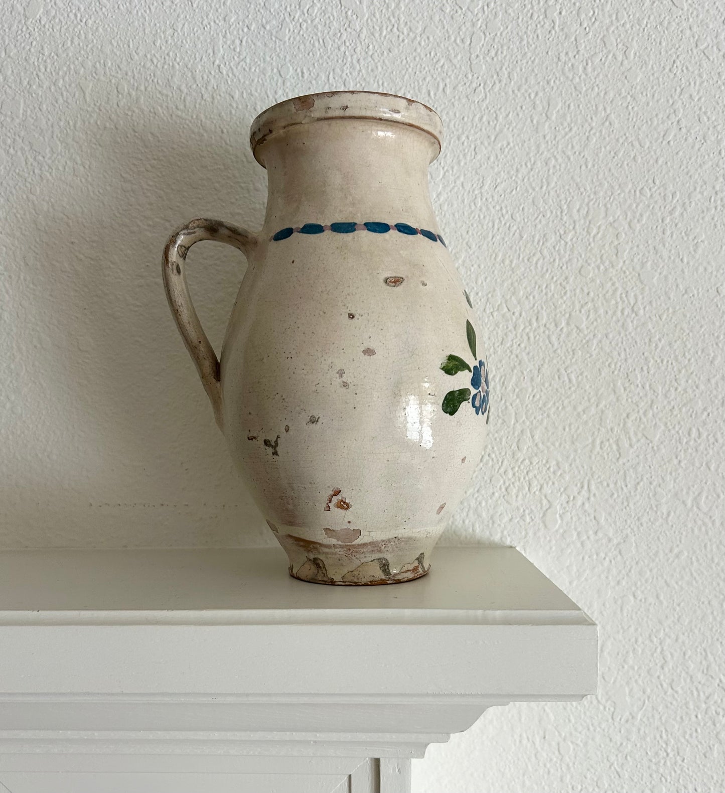 6.5” x 11” H Antique Hungarian Jug