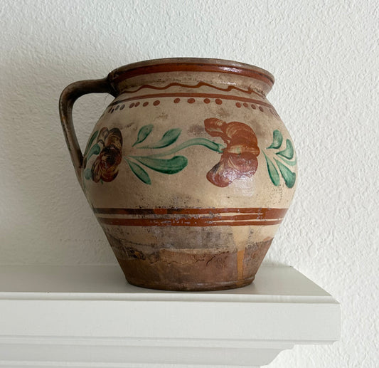9” x 9” H Antique Hungarian Jug