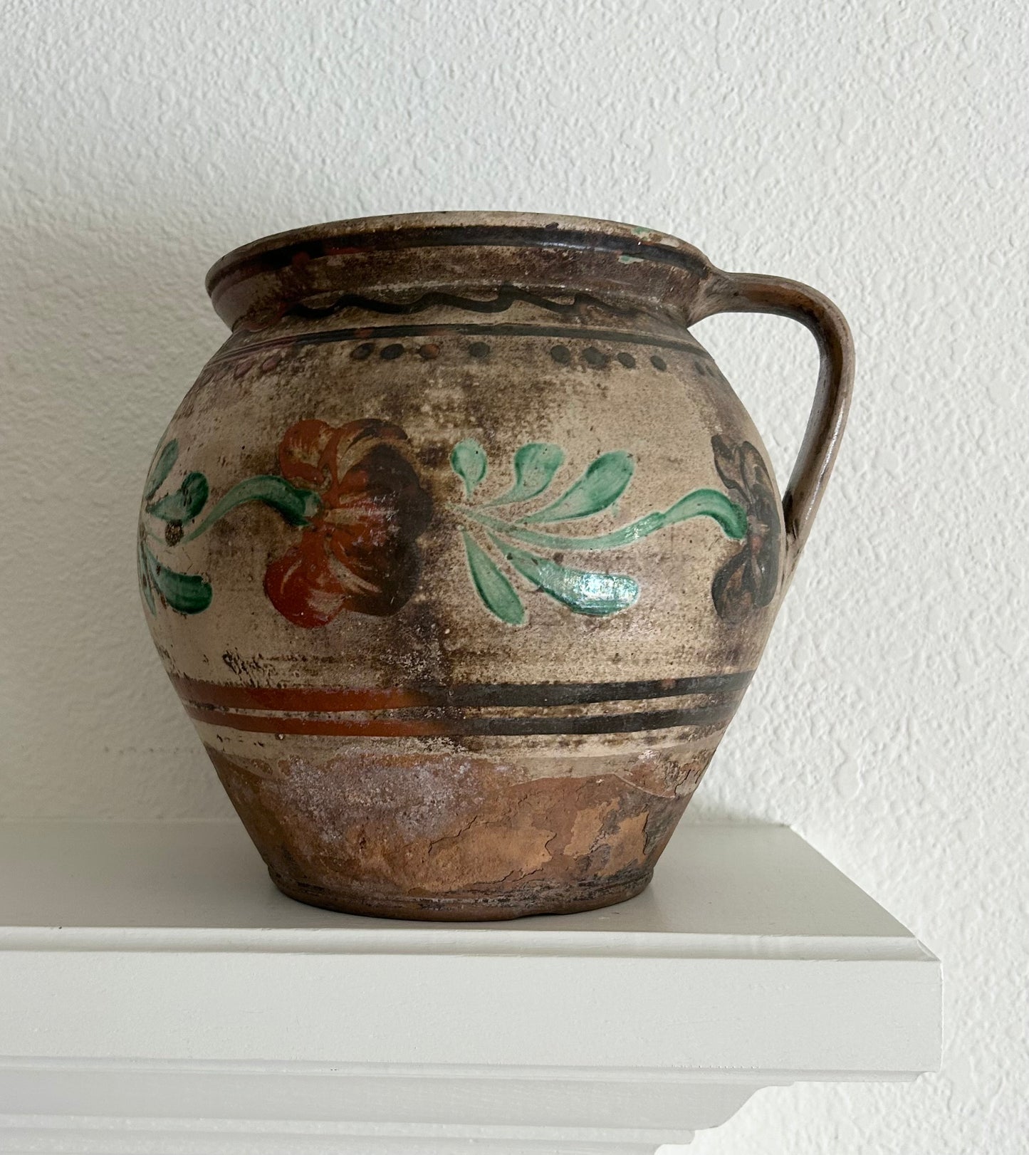 9” x 9” H Antique Hungarian Jug