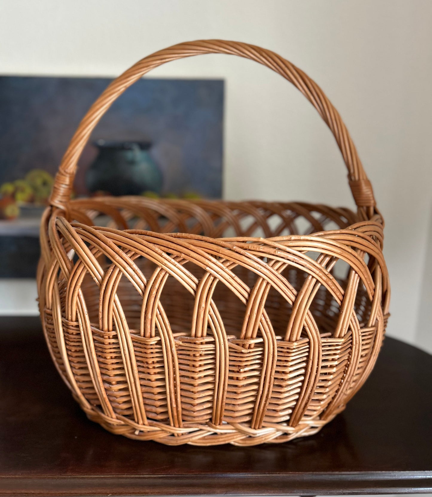 17” x 10”H (21”H with handle) European Basket