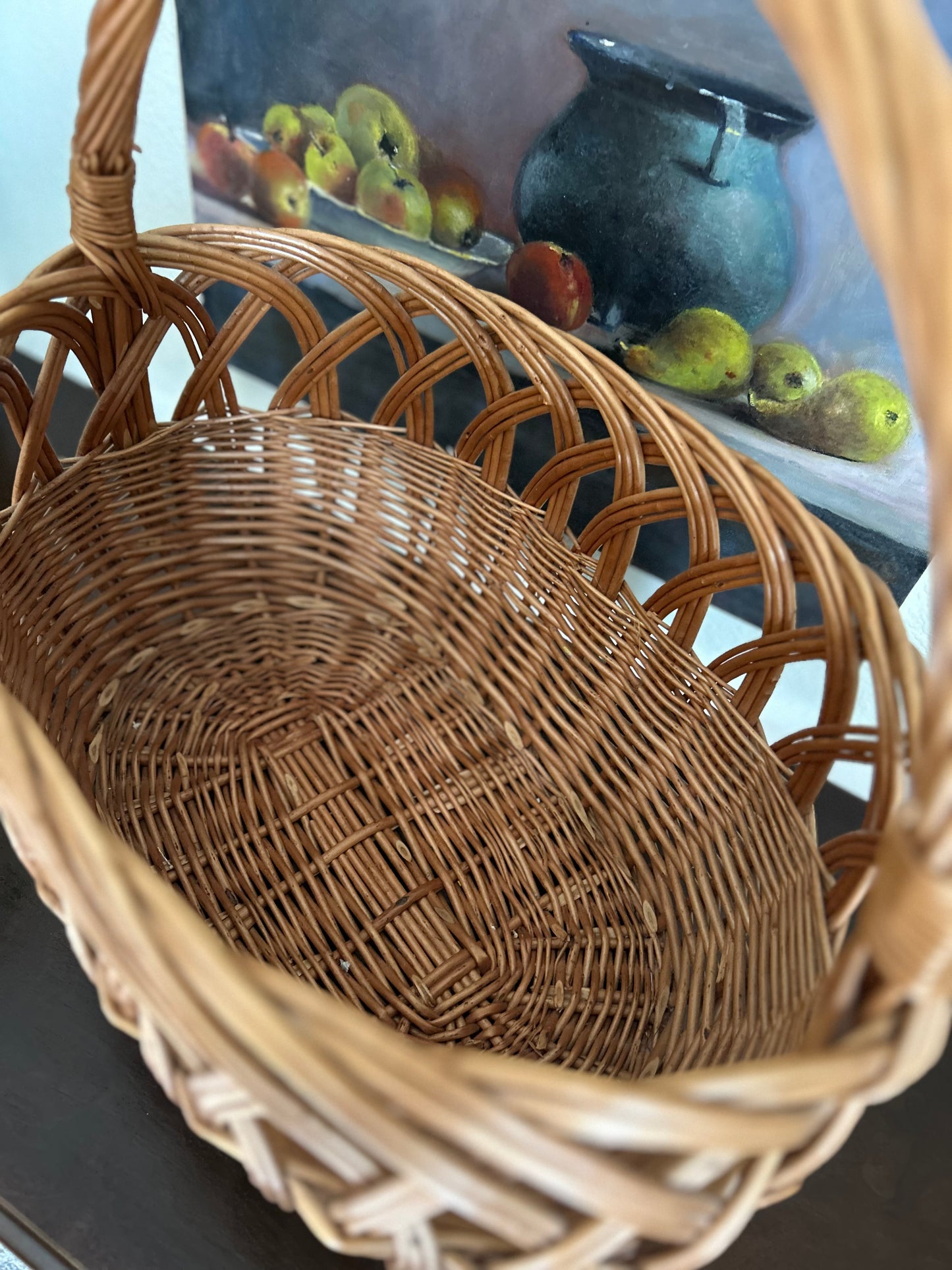 17” x 10”H (21”H with handle) European Basket