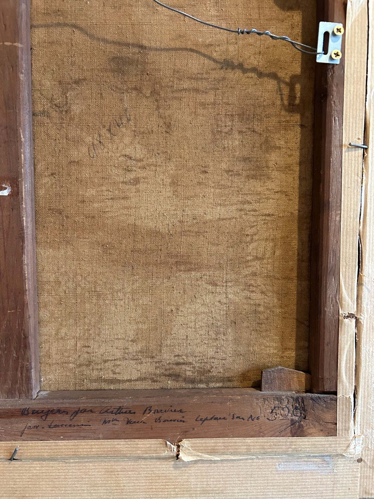 Paris - 19” x 22” Arthur BOUVIER (1837-1921) Antique Original Oil on Canvas