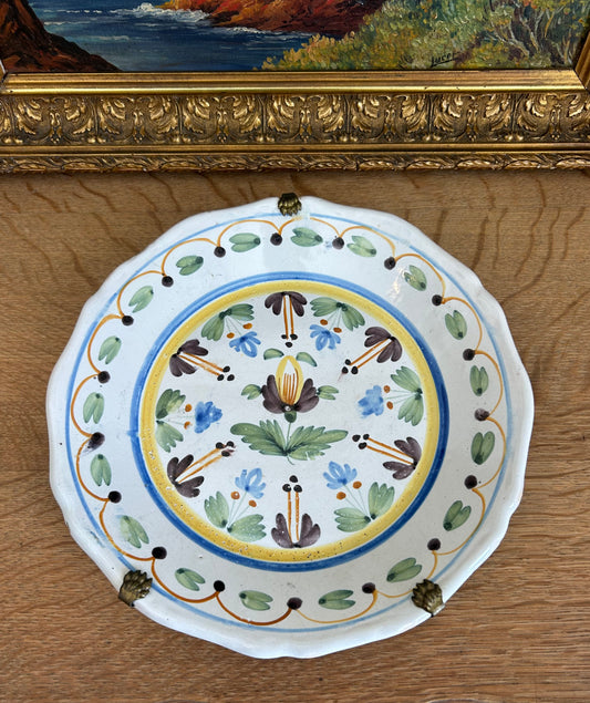 Paris - 9” 19th Century French Faience Plate