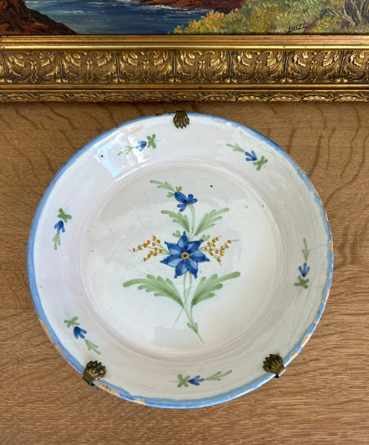 Paris - 8” 19th Century French Faience Plate