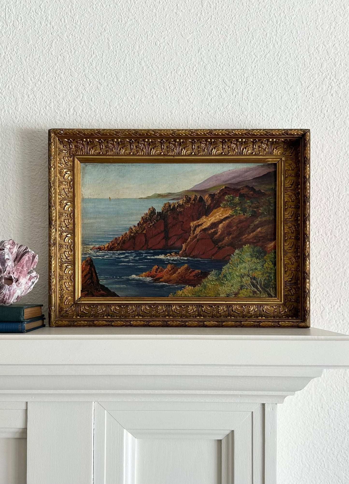 Paris - 13” x 17” Oil on Canvas Mediterranean Coast