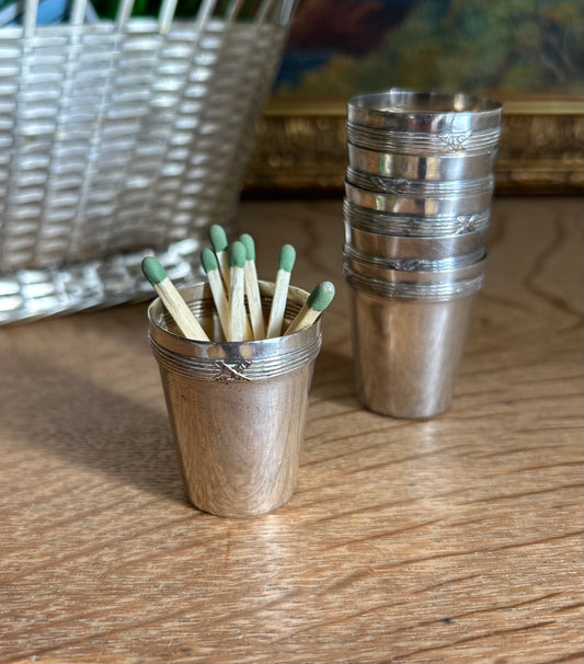 Paris - 1.5” x 1.75” H Silverplate Petite Cup