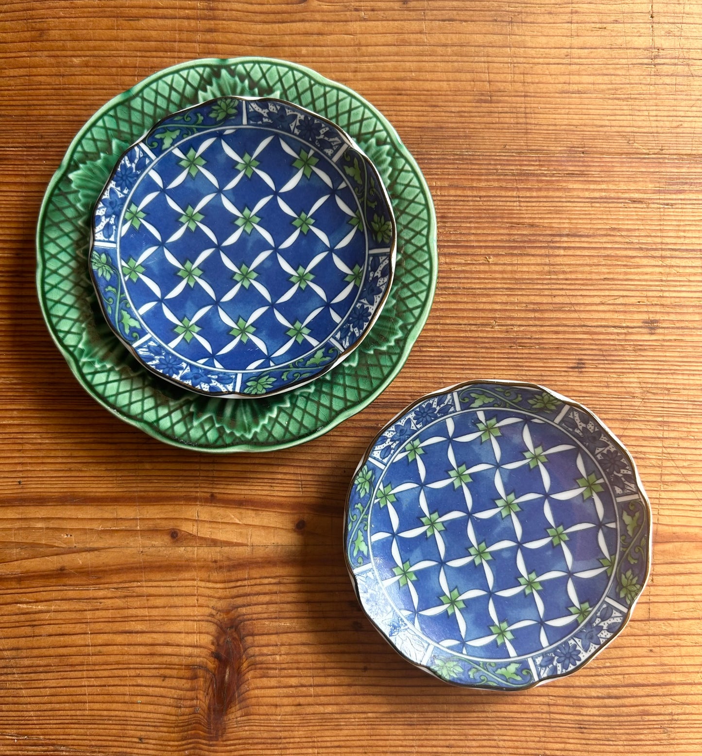 3.5” set of 2 - Asian Porcelain Butter Pat