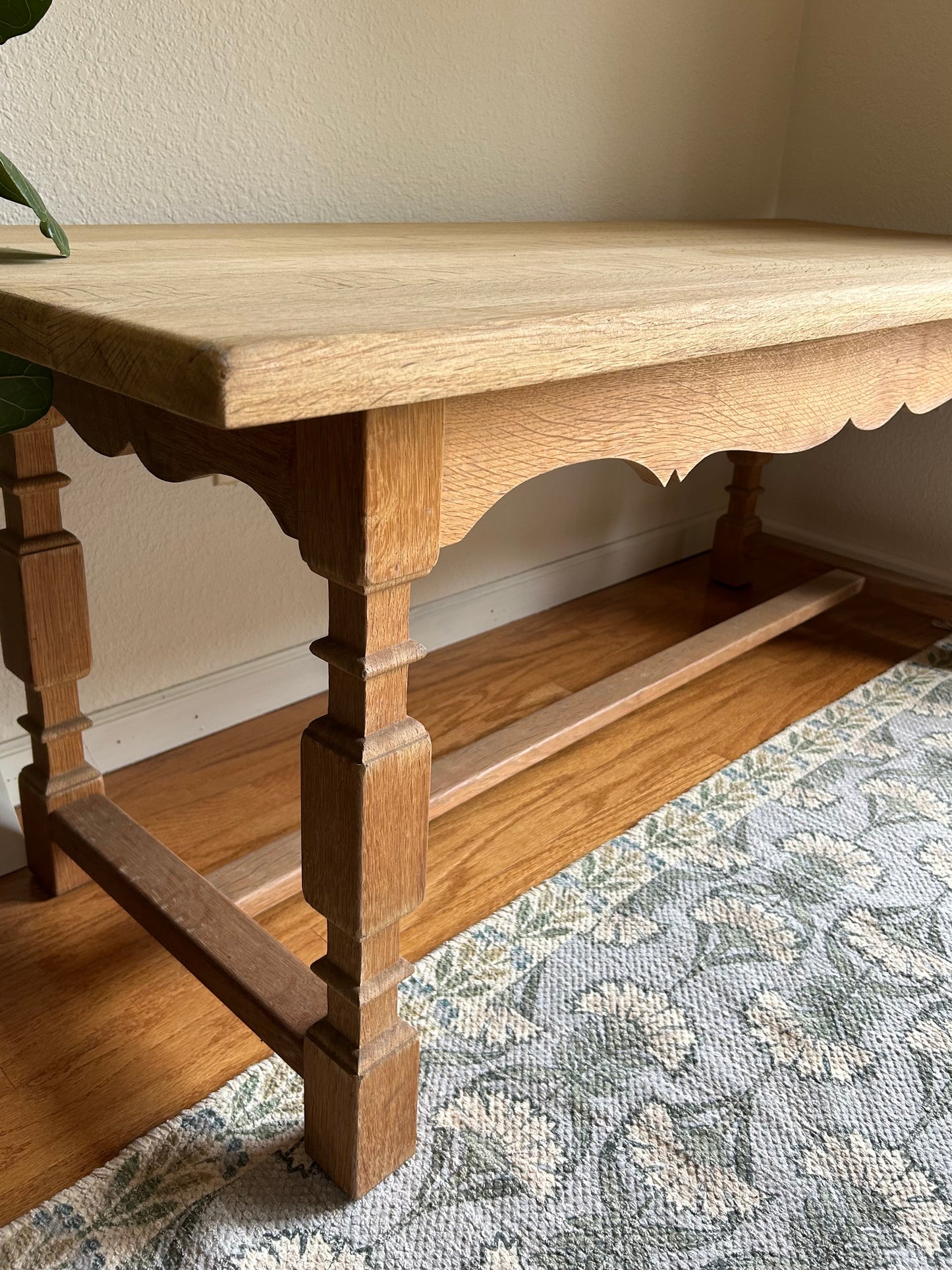 Danish Oak Henning Kjaernulf Style 55” x 23” x 22” H Coffee Table