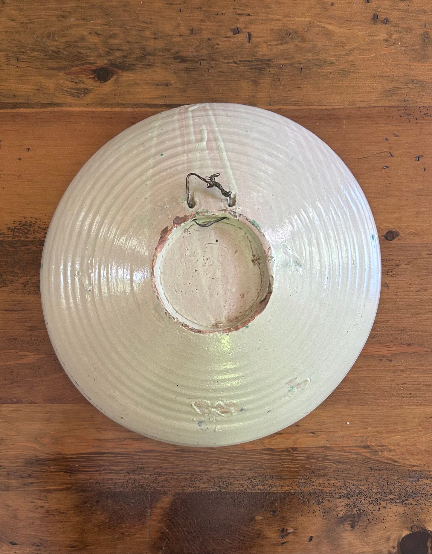 Provence - 15” x 5” 19th Century Spanish Fajalauza Lebrillo Bowl
