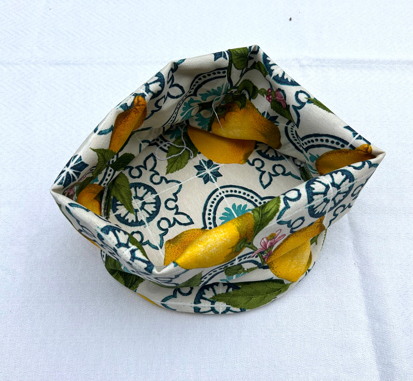 Anacapri Italy Cotton Bread Basket