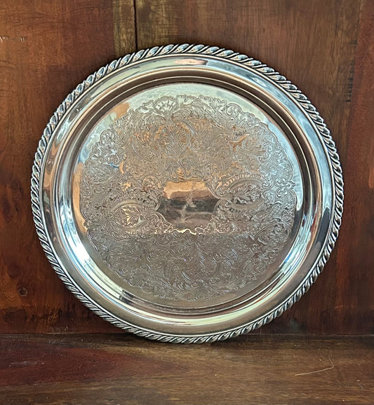 12” Silver-Plate Platter