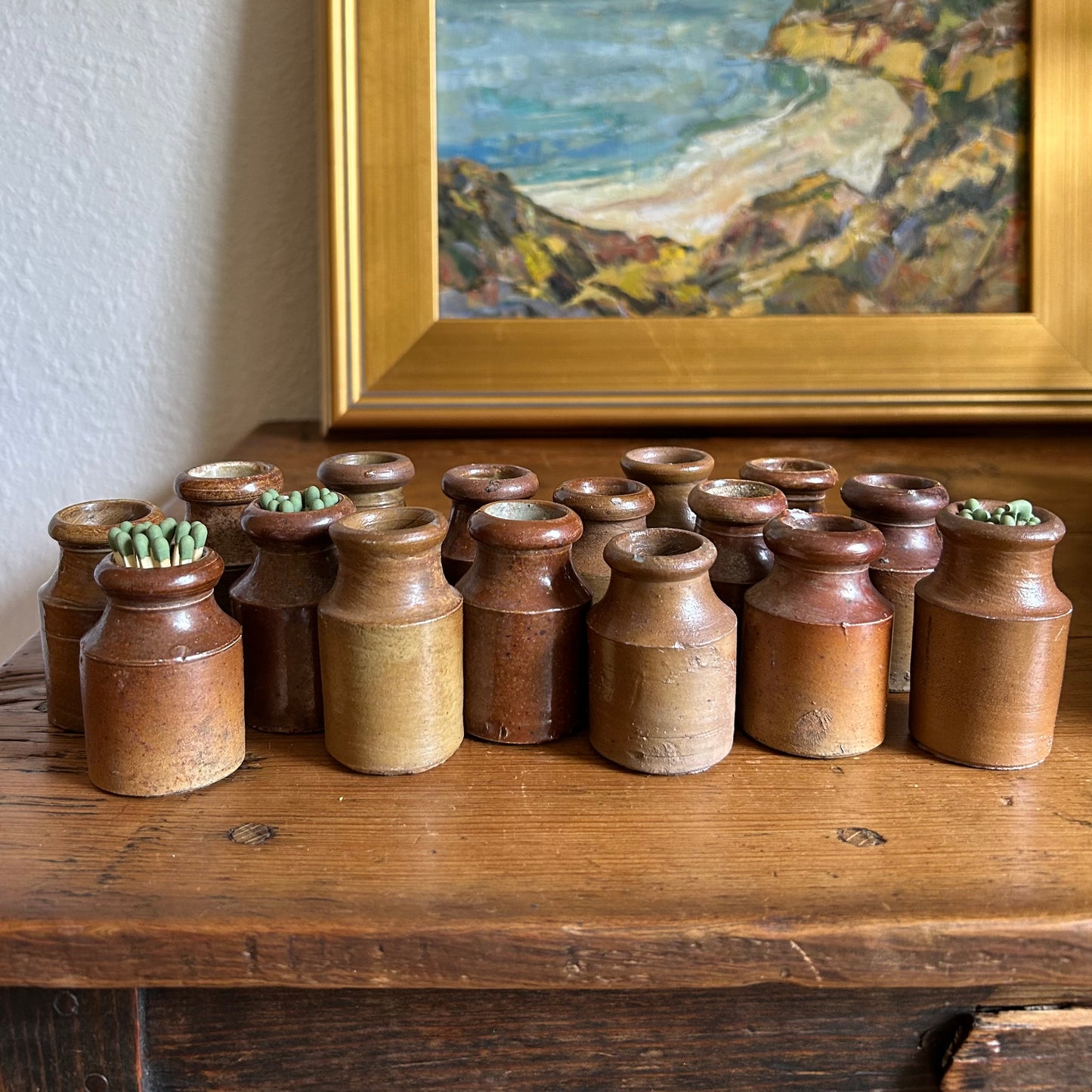 3 sizes 1800s Ink Pots from UK