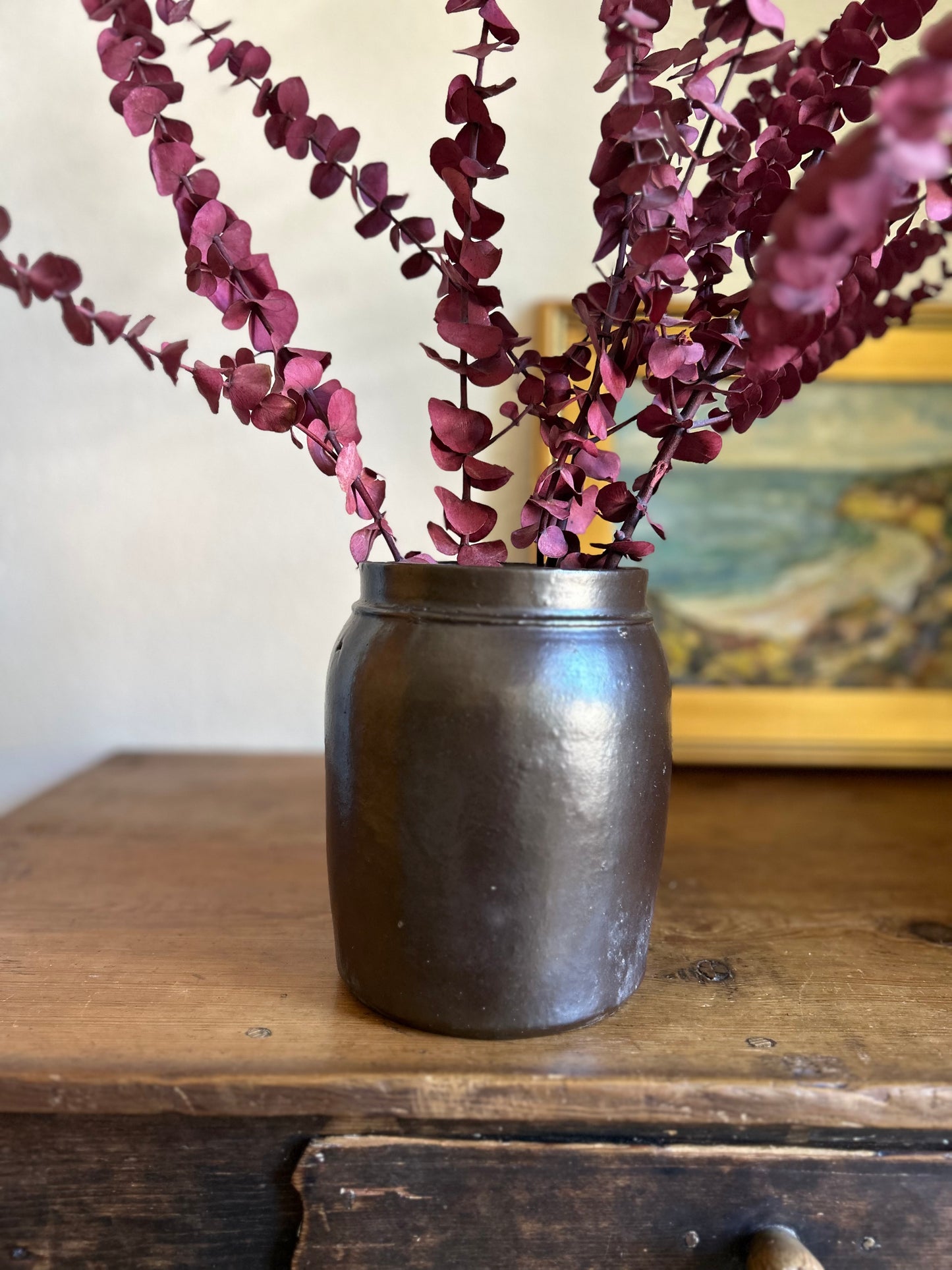 7.5” Antique Crock