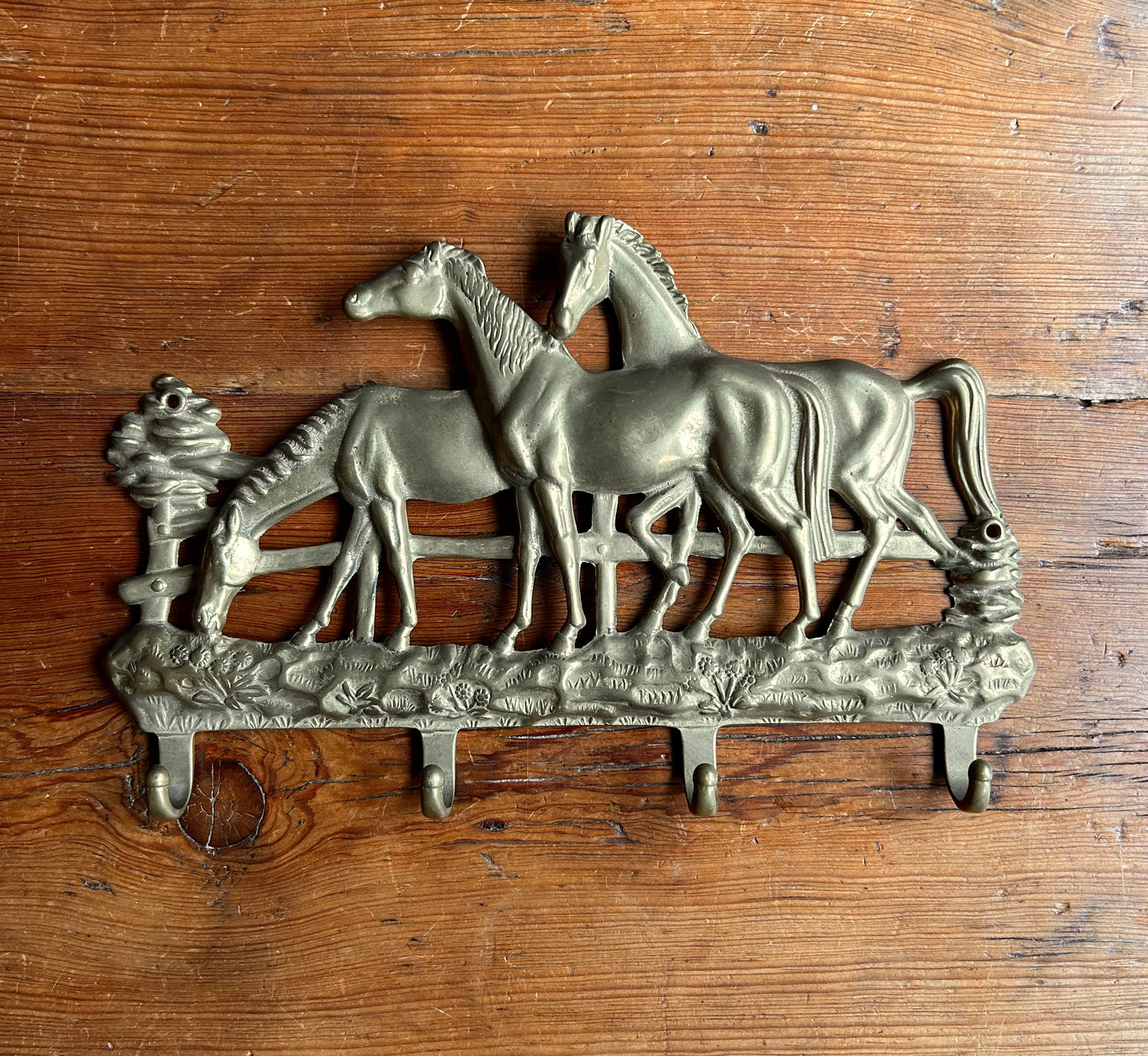 Paris - Solid Brass Horses Hooks