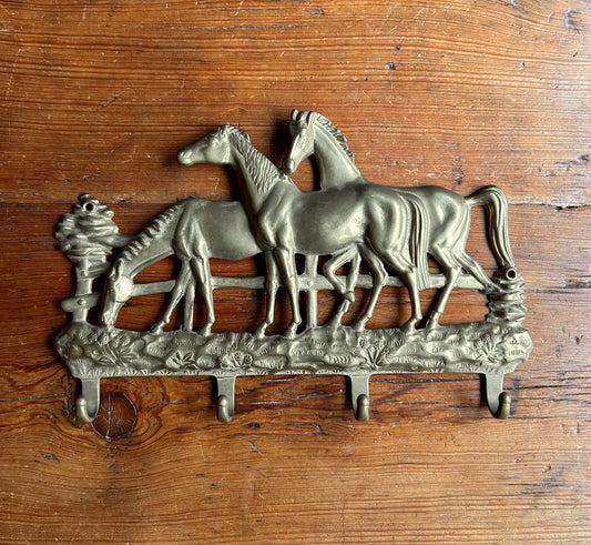 Paris - Solid Brass Horses Hooks
