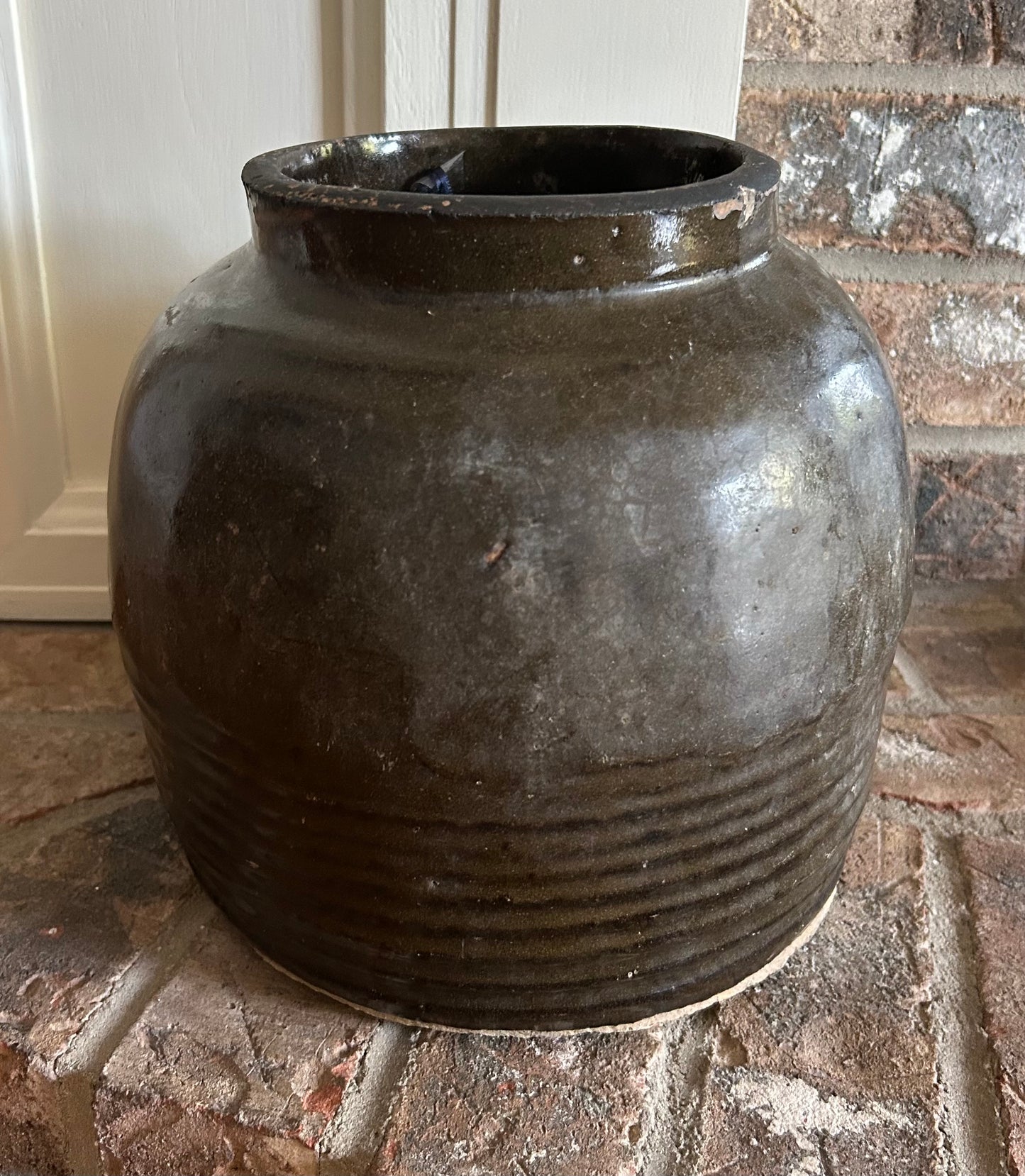 10” x 11” Vintage Shanxi Glazed Pottery