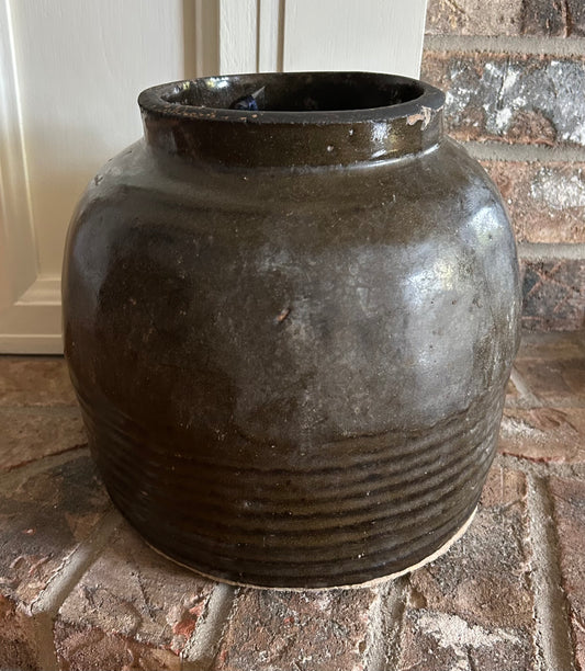 10” x 11” Vintage Shanxi Glazed Pottery