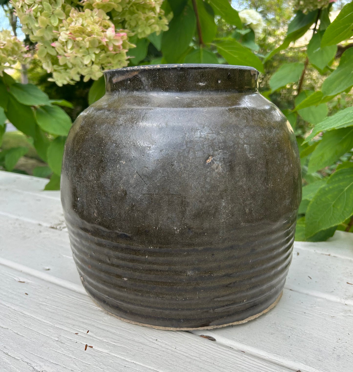 10” x 11” Vintage Shanxi Glazed Pottery