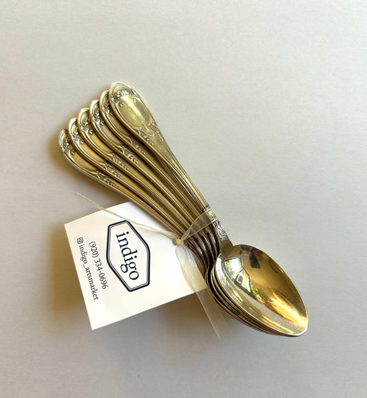 Paris - Set of 6 Silverplate Teaspoon