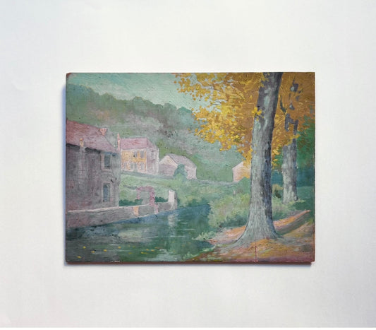 Paris - 10” x 14” Pastel Canal